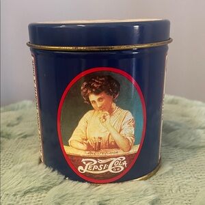 Blue Vintage Pepsi Tin